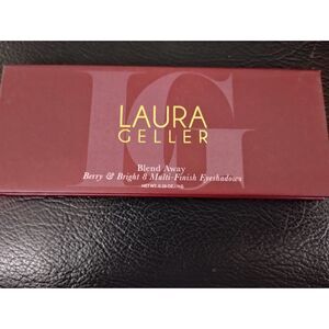 Laura Geller Blend Away Berry & Bright 8 Multi-finish Eyeshadows New
